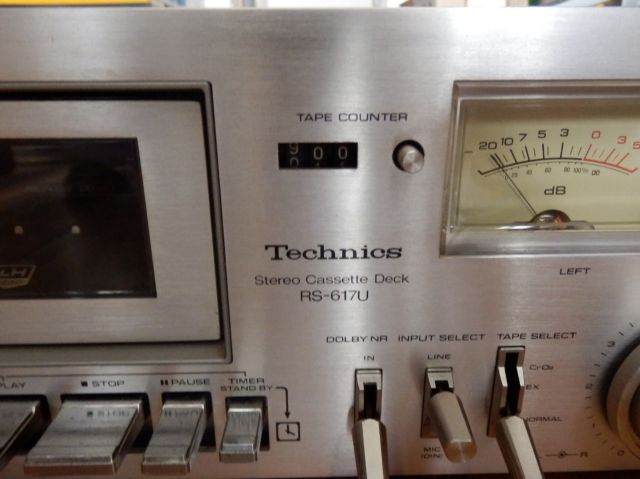 カセットデッキ Technics RS-617Uを修理してみた – みかさベースで