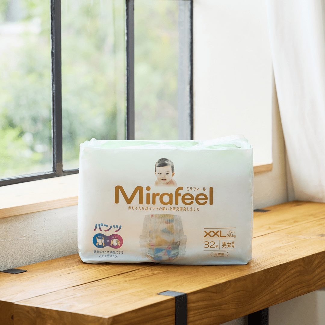 ミラフィール【定期便】テープ 調節もできる 国産 プレミアム おむつ