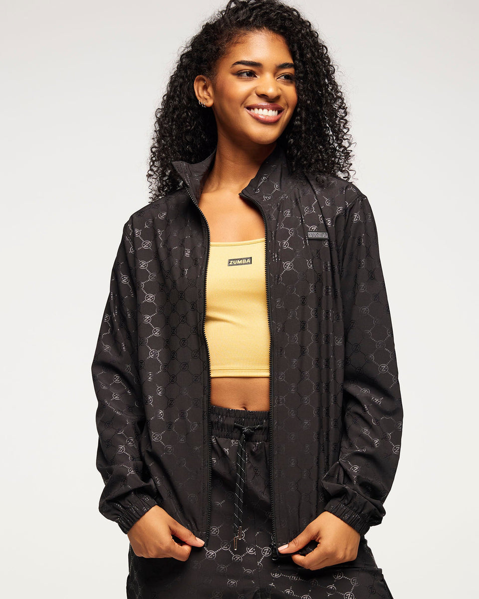 Zumba Runway Unisex Woven Jacket - Bold Black Z3T000252 – Natysports