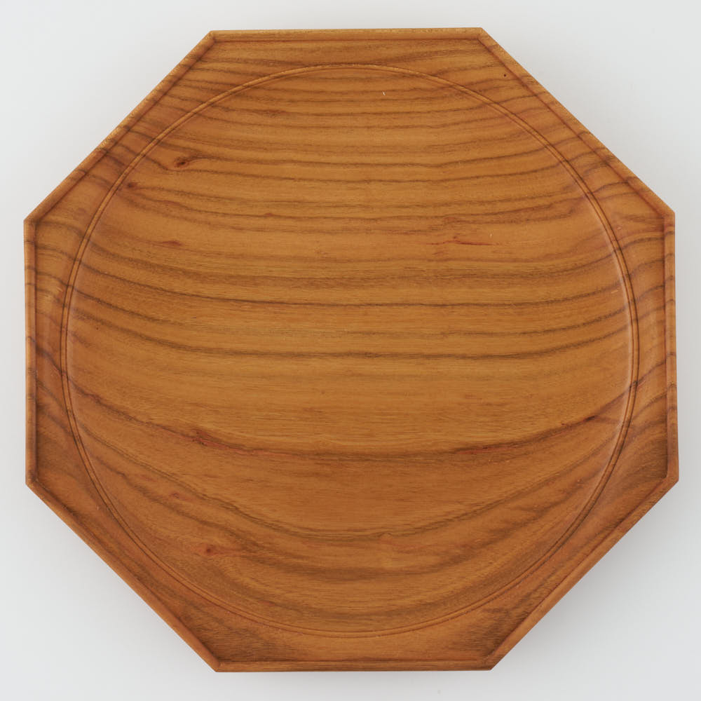 作家 鈴木潤吾 オクトゴナルプレート7寸 山桜 ¥9,900 大人の焼き物