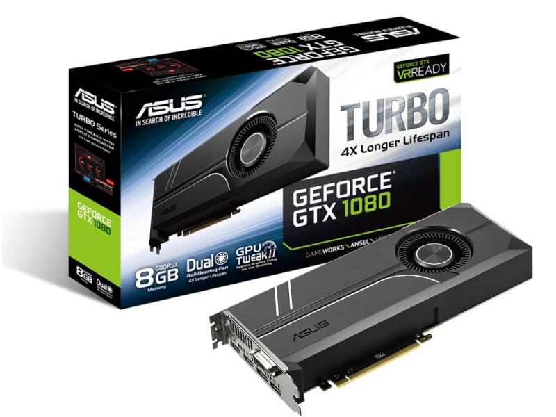 ASUS TURBO-GTX1070-8G (GTX 1070) / OVERCLOCK WORKS