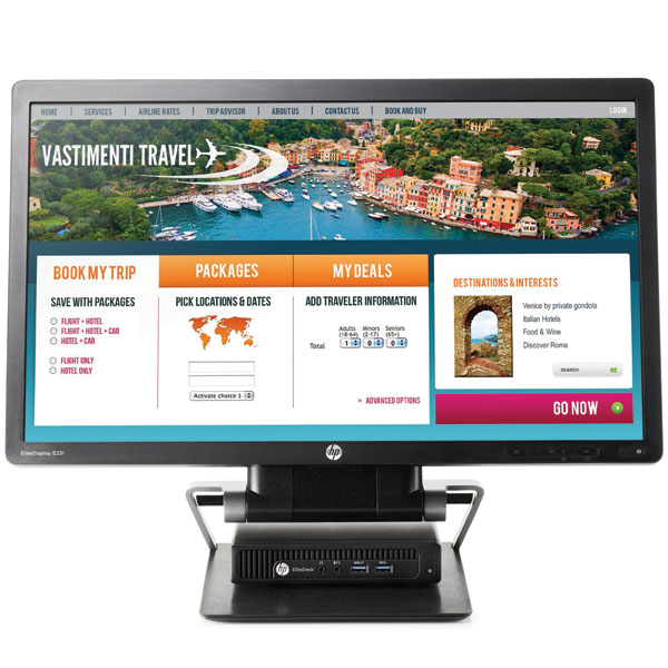 Ergotron G1V61AA HP統合ワークセンター – デスクトップ ミニ/シン