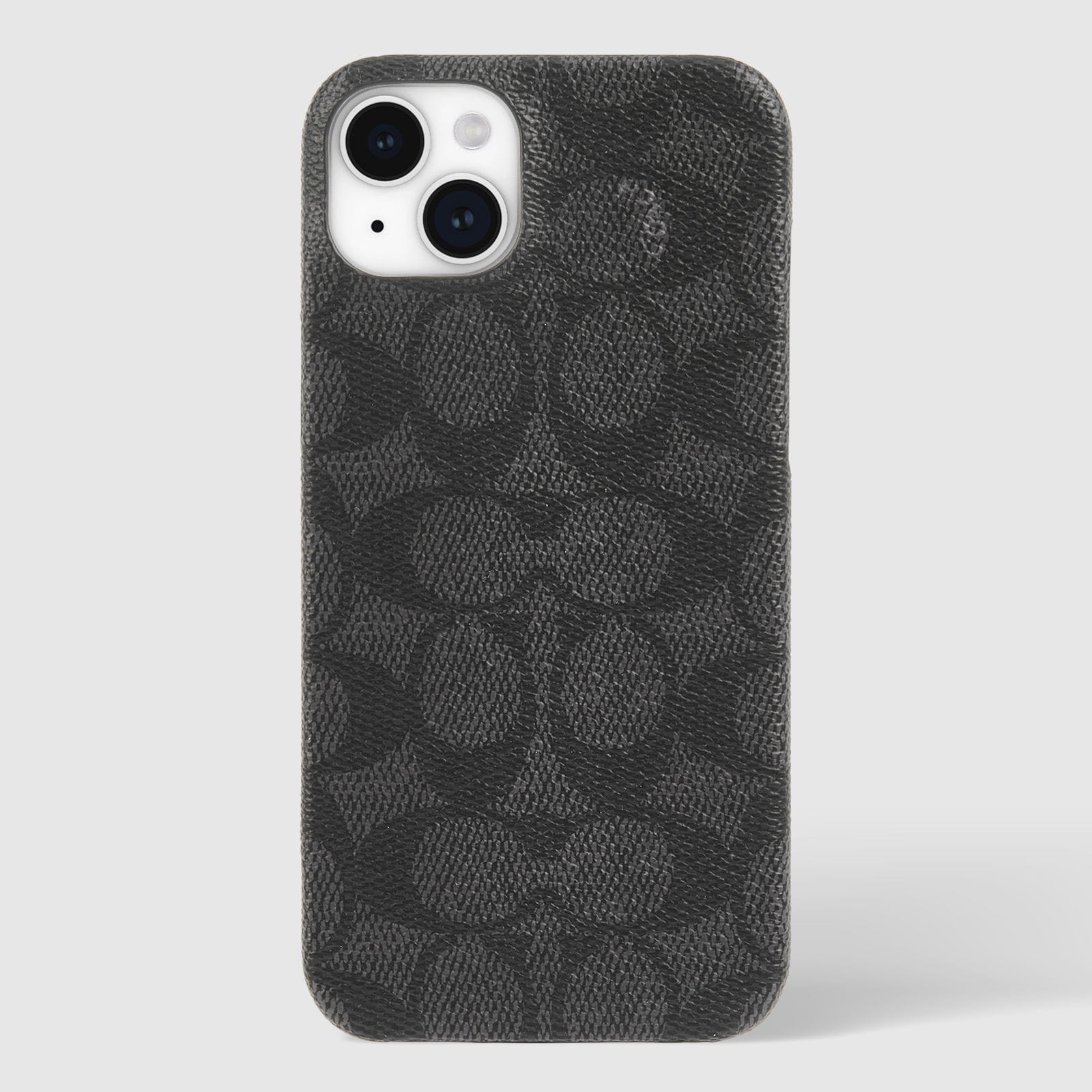 Coach Slim Wrap Signature Canvas Charcoal - iPhone 15 Plus