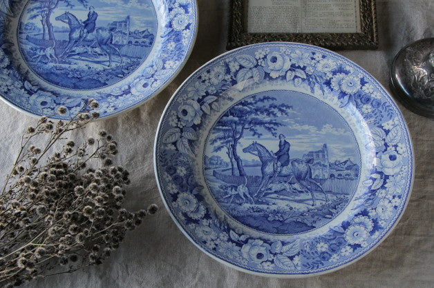 ラスト1枚！存在感たっぷりなショワジールロワ窯大きなプレート（皿