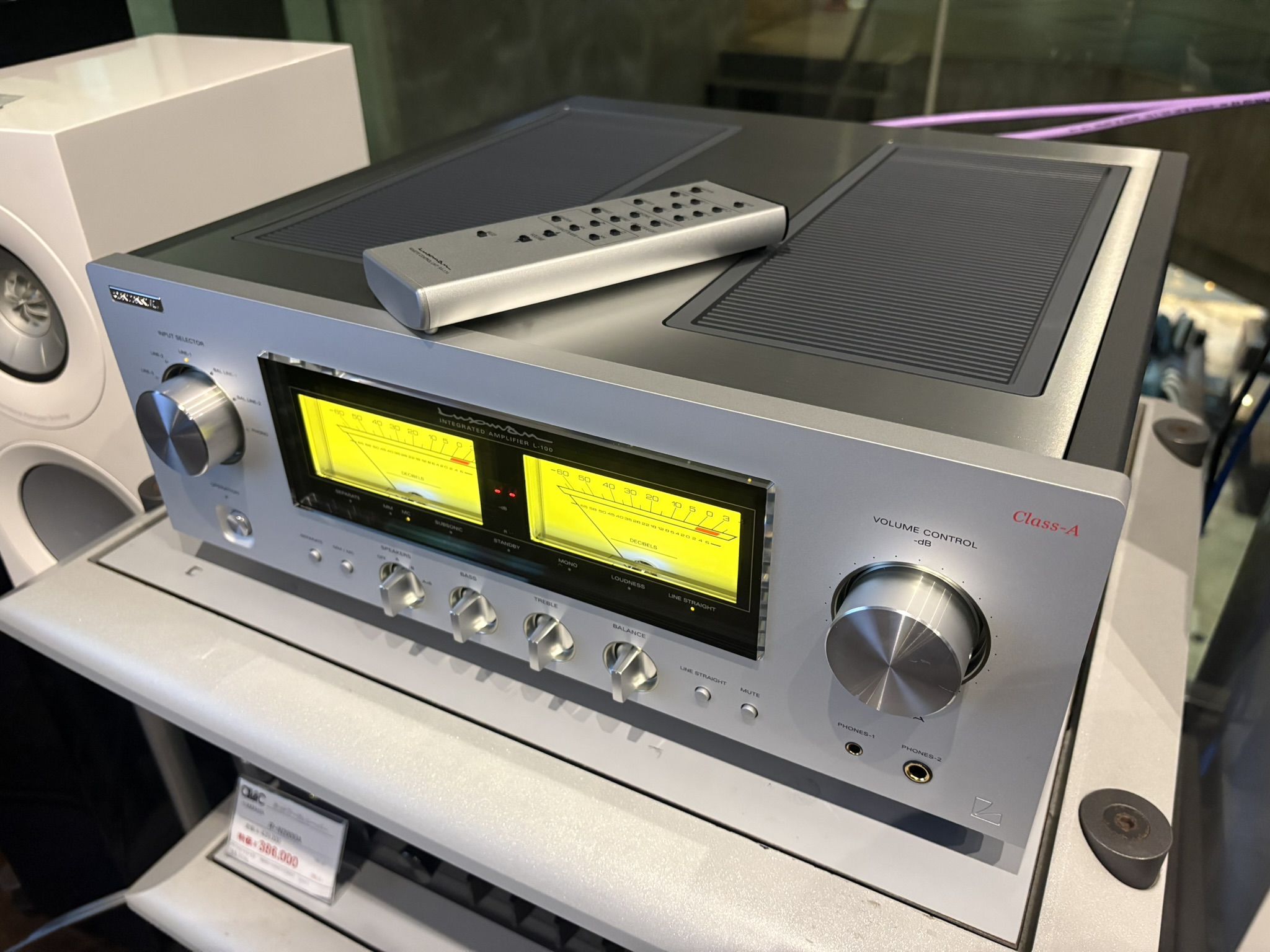 アバック横浜】Luxmanの「100周年記念A級プリメインアンプ」L