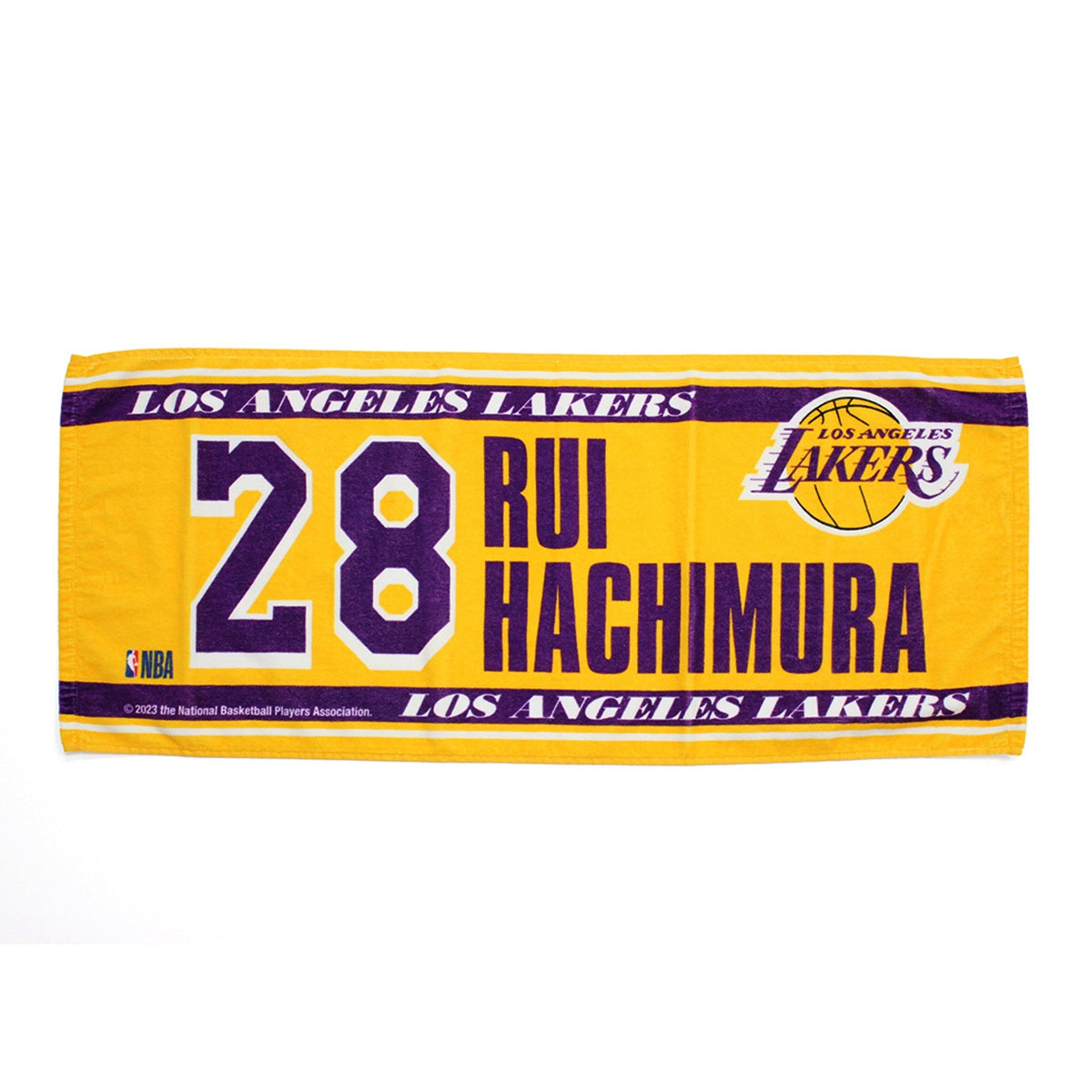 NBA】ロサンゼルス・レイカーズ 八村塁 フェイスタオル（LAKERS／Rui