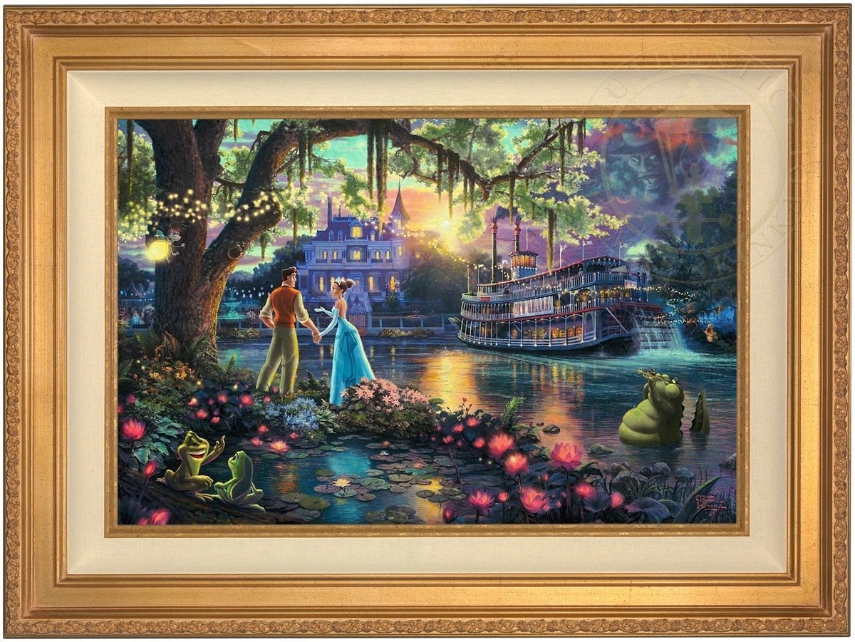 The Princess and the Frog - Limited Edition Canvas By Thomas