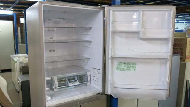 中古 日立 2015年製 ノンフロン冷凍冷蔵庫 片開き5ドア R-S4200F(XN)型