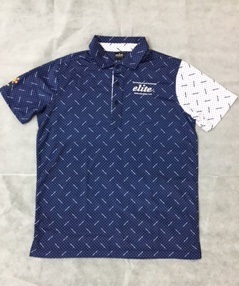 エリートグリップ elitegrips ポロシャツ エリートドット ネイビー
