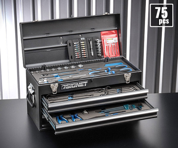 掘り出し物市】【数量限定 復刻モデル】SIGNET 9.5sq 75PCツールセット