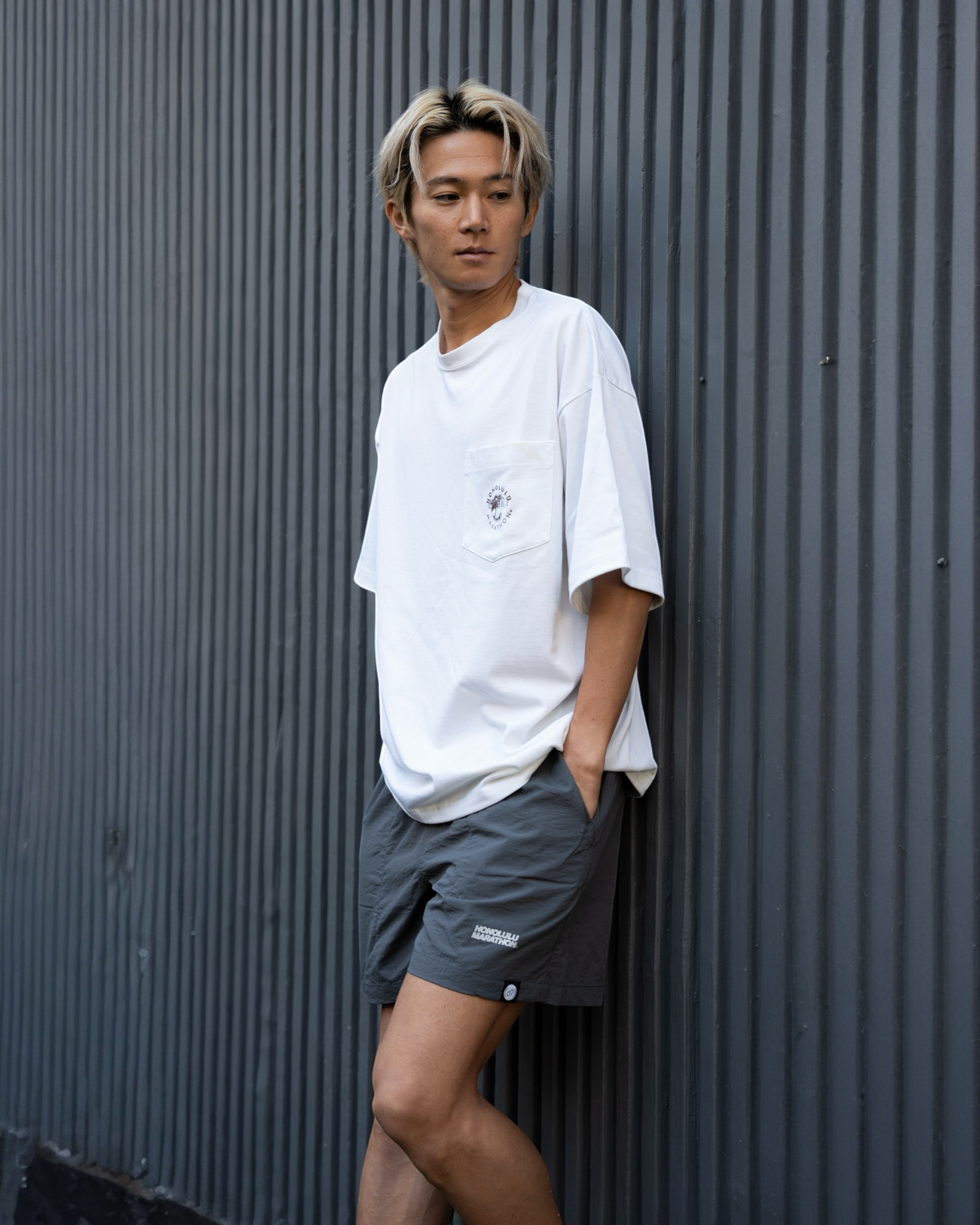 ホノルルマラソン×三津家貴也コラボ 7pockets Buddy's Shorts 5.5inch