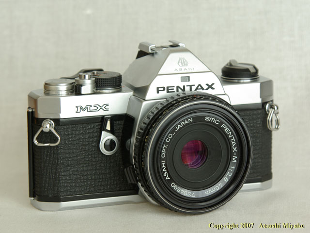 PENTAX MX + smc PENTAX-M 40mm/F2.8
