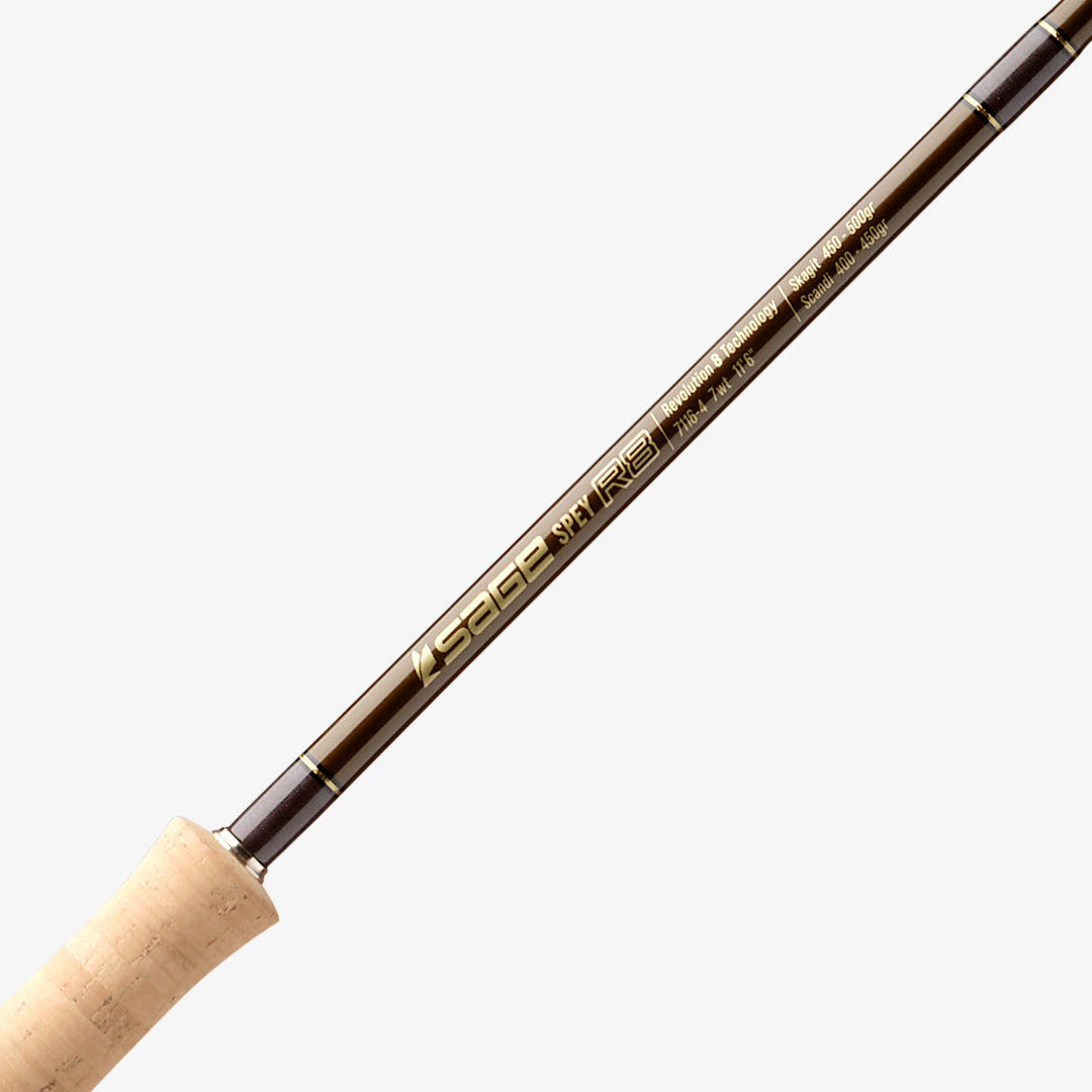 SPEY R8 7116-4 Fly Fishing Rod 7 Weight, 11ft 6in Switch | Sage
