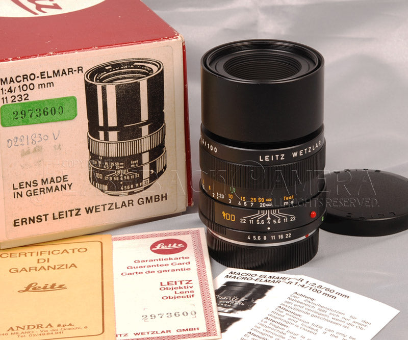 Macro-Elmar-R 100mm f4 (3cam) – FLASHBACK CAMERA