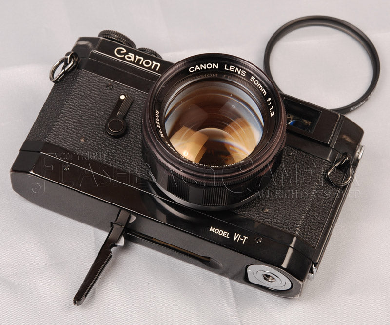 Canon VI-T Black Paint + 50mm f1.2 Black – FLASHBACK CAMERA