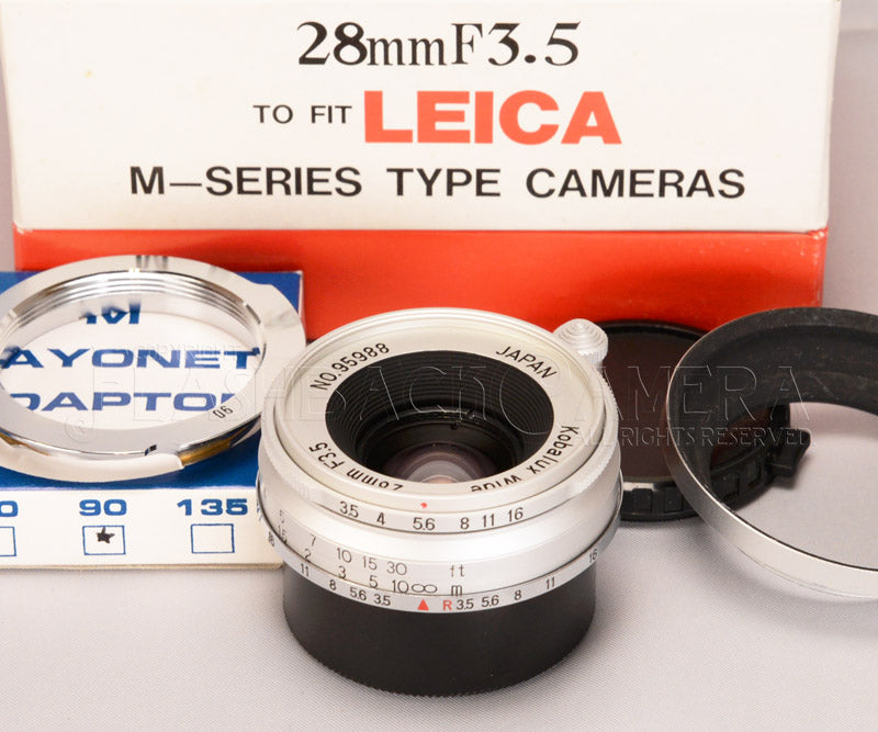 Avenon Kobalux Wide 28mm f3.5 (L) – FLASHBACK CAMERA