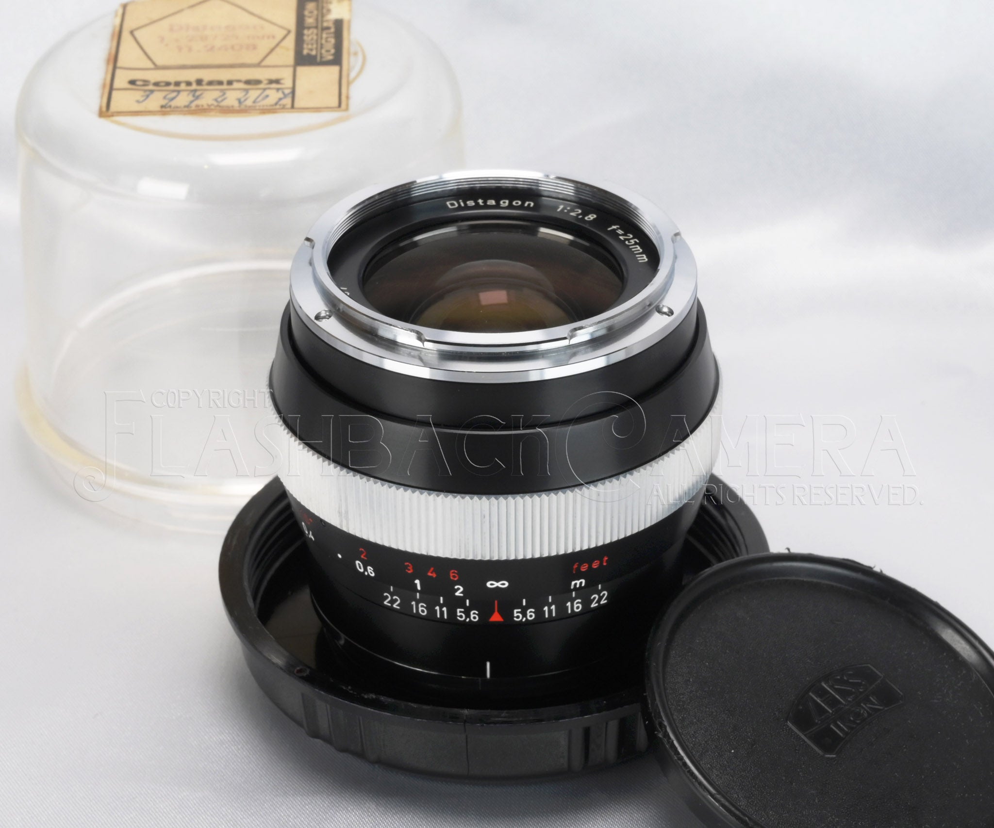 Distagon 25mm f2.8 (Contarex) Black – FLASHBACK CAMERA