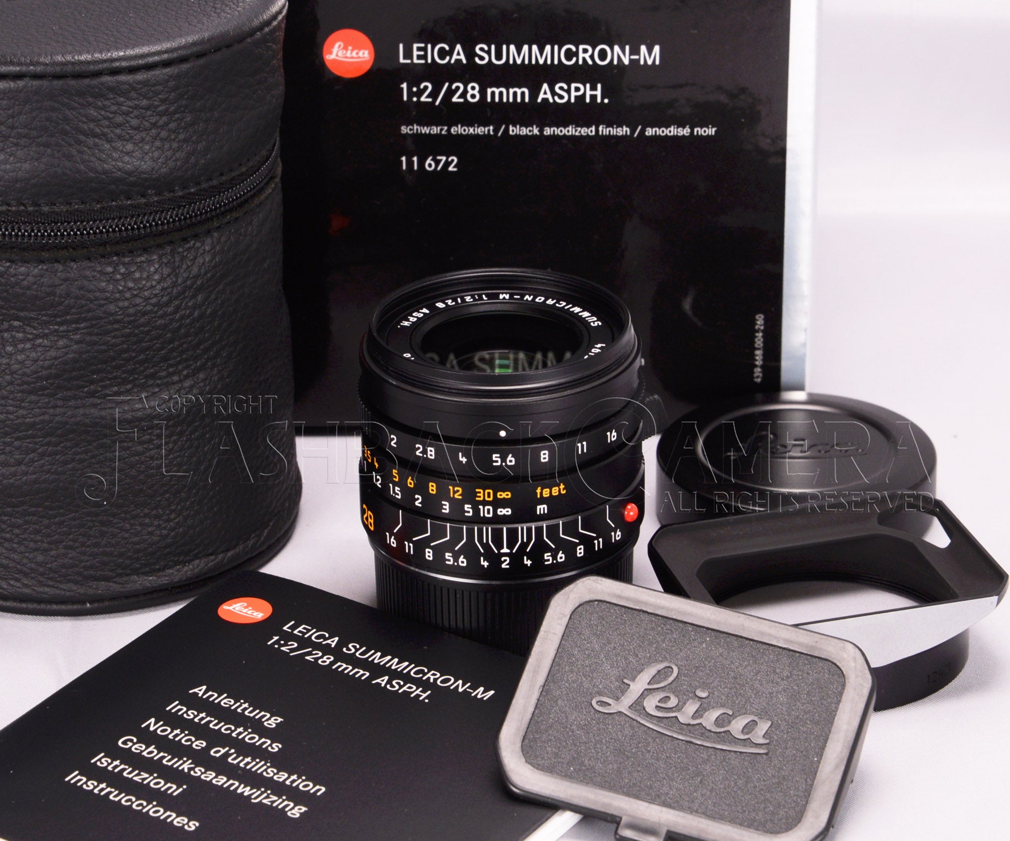 Summicron-M 28mm f2 ASPH (M) Black – FLASHBACK CAMERA