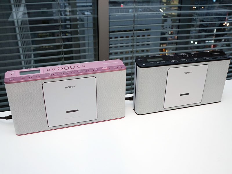 ソニー、薄さ約7cmで語学学習にも使えるスタイリッシュなCDラジオ - AV