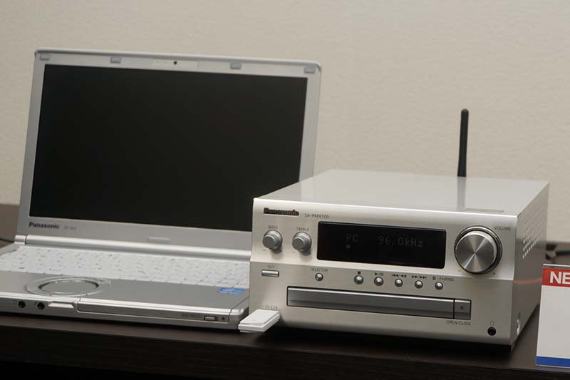 Panasonic SA-PMX100 コンポ PC Bluetooth 他接続 Bluetooth接続