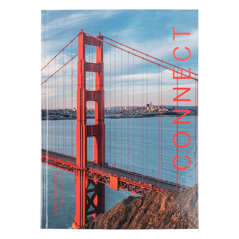 Книга записная Axent Connect 8422-565-A, А4, 96 листов, клетка