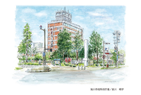 旭川街角スケッチ