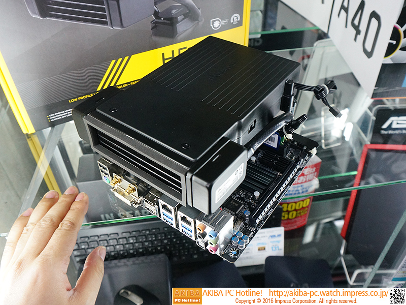 Mini-ITXマザーの真上に設置するCPU水冷クーラーが発売 - AKIBA PC