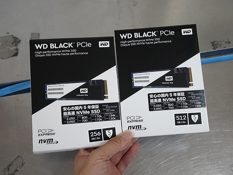 Western DigitalのNVMe SSD「WD BLACK PCIe」がデビュー - AKIBA PC