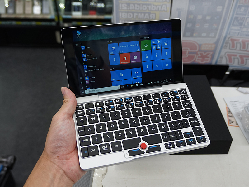 ポケットサイズの超小型ノートPC「GPD Pocket」が店頭入荷、重さは