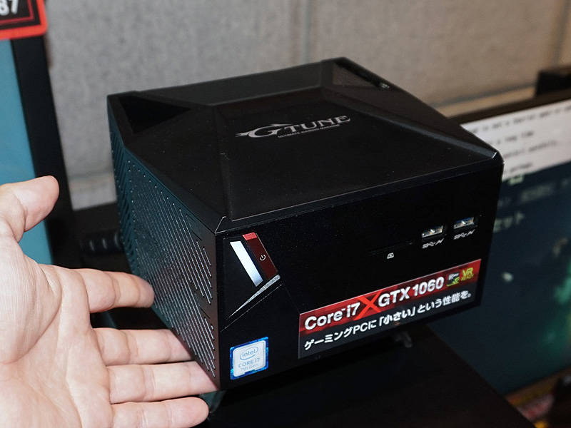 約16cm四方の超小型ゲーミングPC「NEXTGEAR-C」が発売、Core i7やGTX