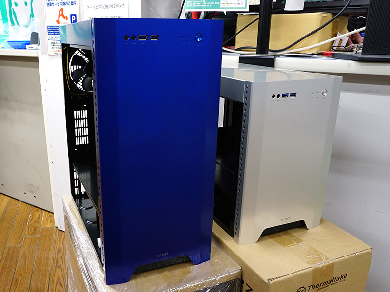 国産アルミ採用のアビー製PCケース「smart EZ500」、前面フラット仕様