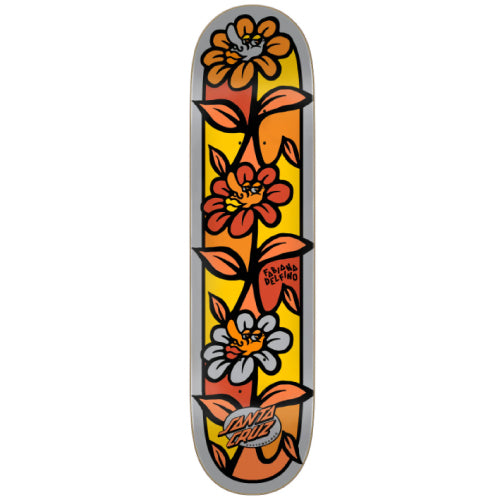 Santa Cruz Fabiana Delfino Flower Crew Skateboard Deck 8.0