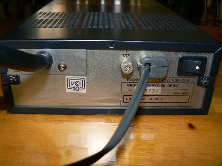 MSXの外付けフロッピーディスクドライブ: あんまんがのおうち-S