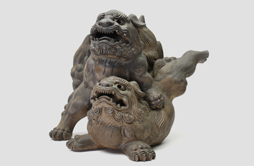 備前焼獅子置物 | 骨董品・美術品の買取 出張買取・鑑定対応【アジア