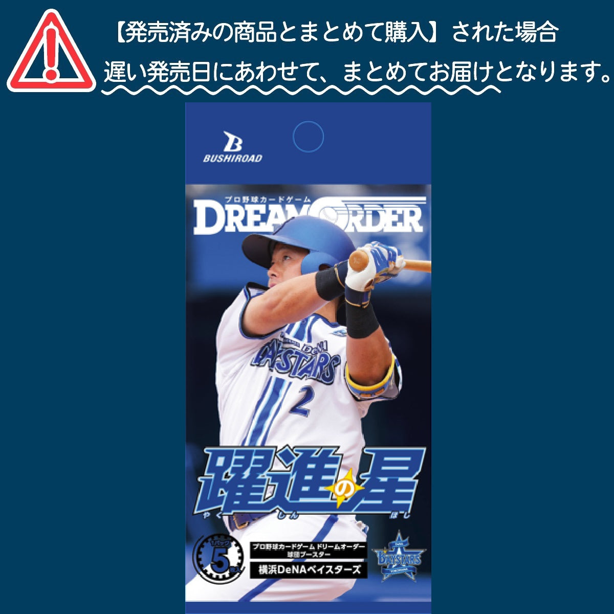 プロ野球カードゲーム DREAM ORDER 球団ブースター 横浜DeNA