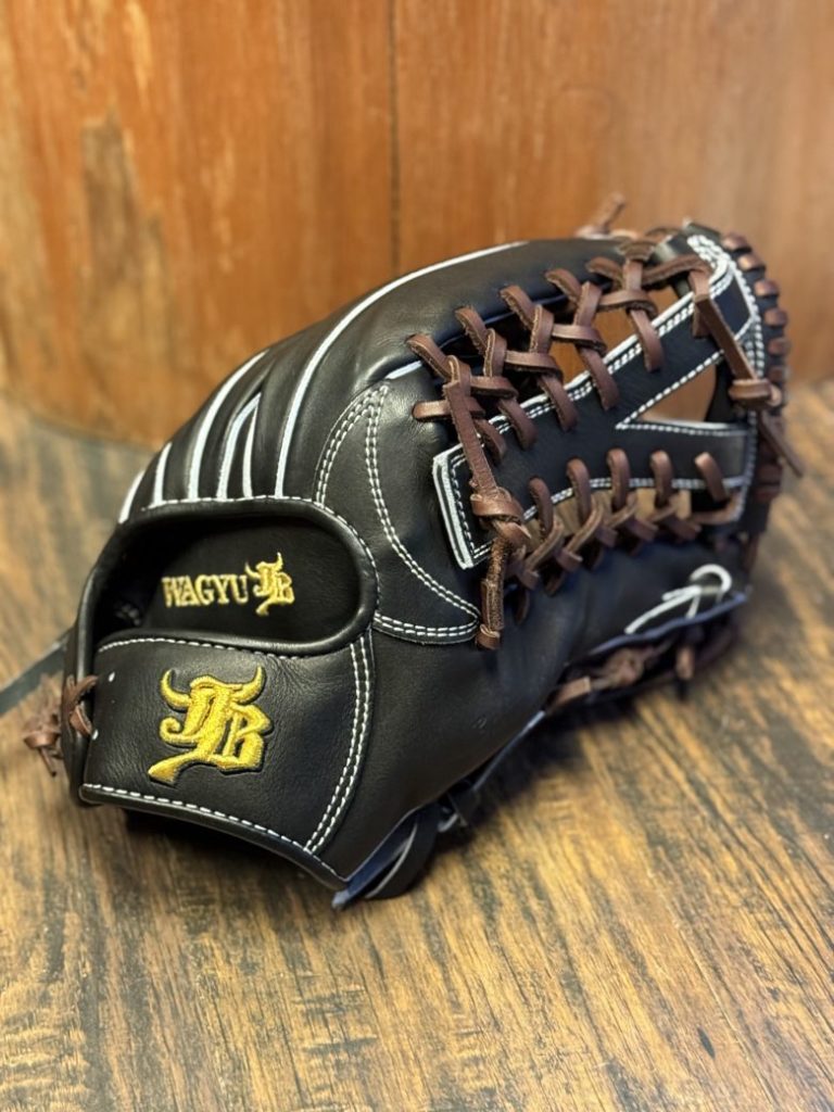 度会選手モデル】和牛JBの直営店限定：硬式外野手用グラブの持込み