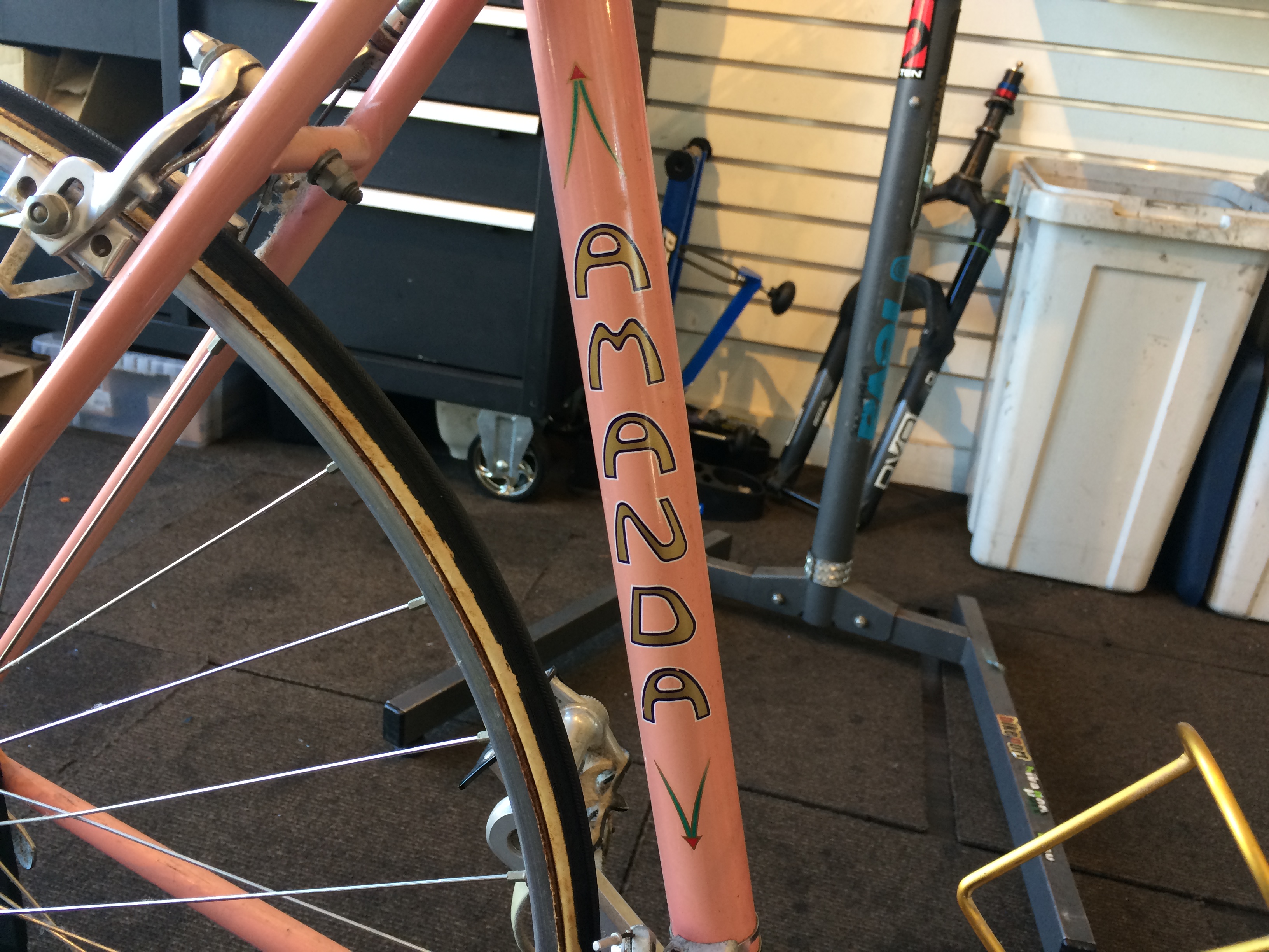 ビンテージロードバイクのレストア作業 AMANDA （ アマンダ ） | 横浜