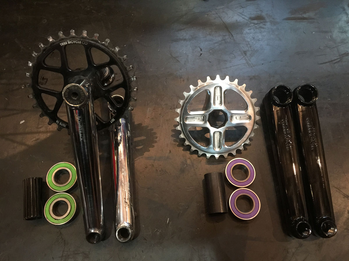 19mmから22mmにCRANKを交換してみました。 | W-BASE | BMX, PISTバイク