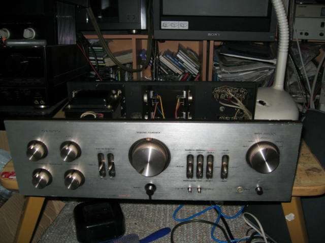 ラックスマン プリメインアンプ L－80V型の修理