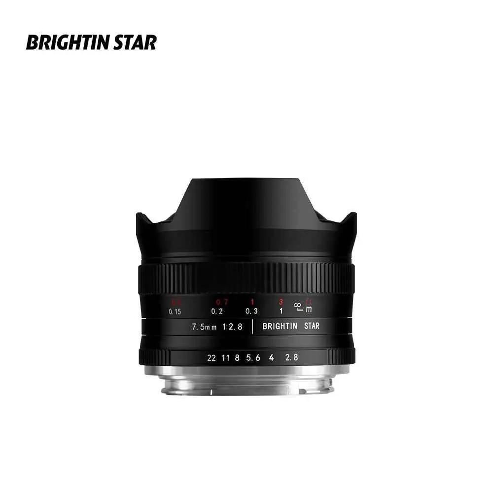 Brightin Star 7.5mm F2.8 Fisheye Lens Ultra Wide Angle Lens APS-C