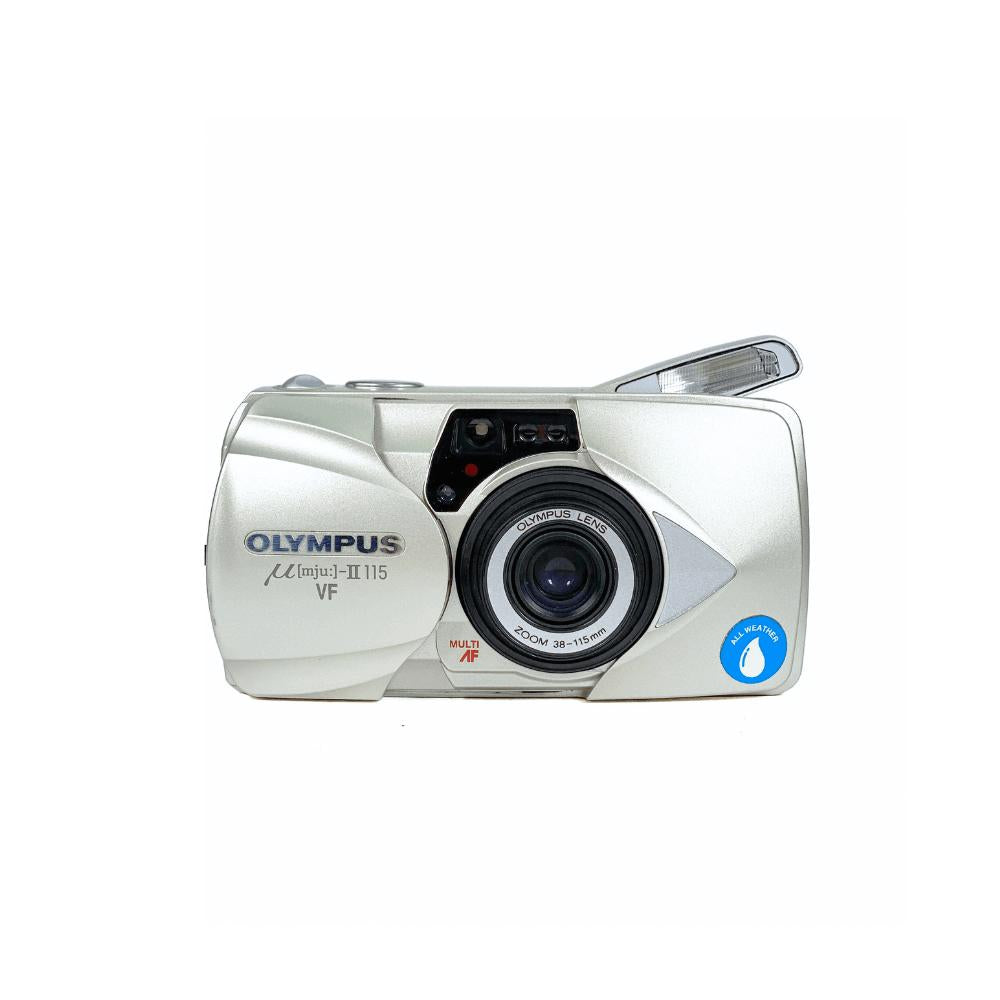 Olympus Mju-II 115 VF – Compact Film Camera with Long Range Zoom