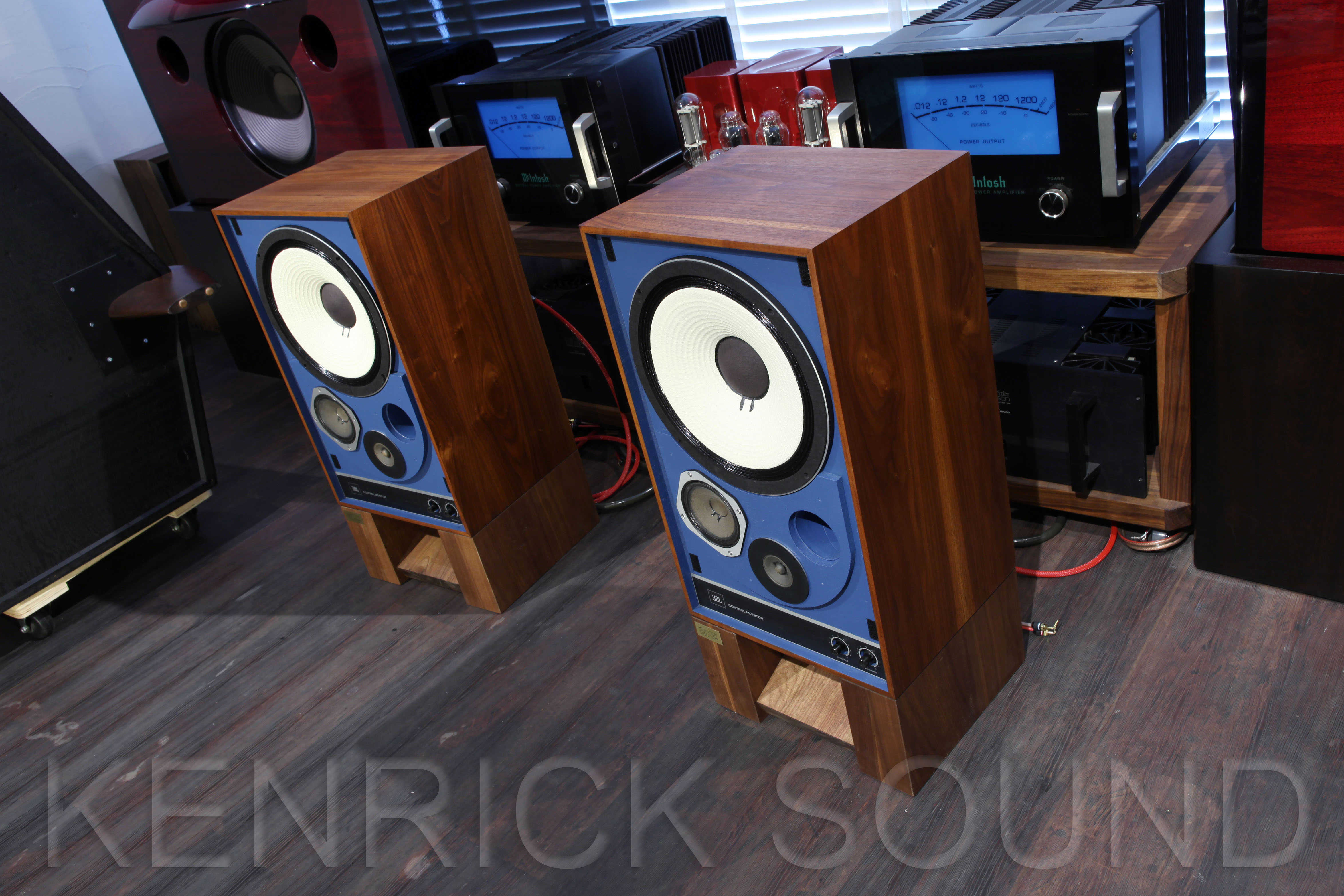 JBL 4310WX 再着磁アルニコ ブルーバッフル 新品コンデンサー