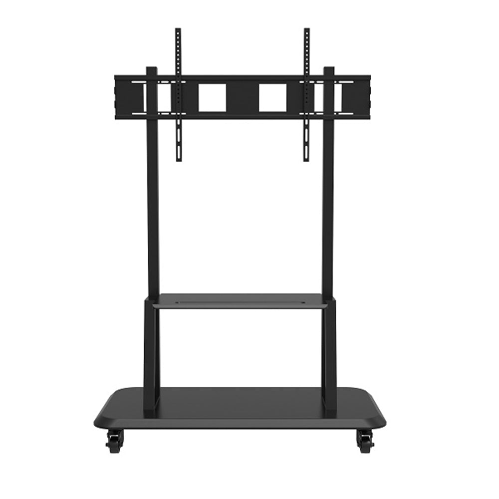 モニタースタンド[1画面/43～110インチ]TV対応壁寄せキャスター付き移動式