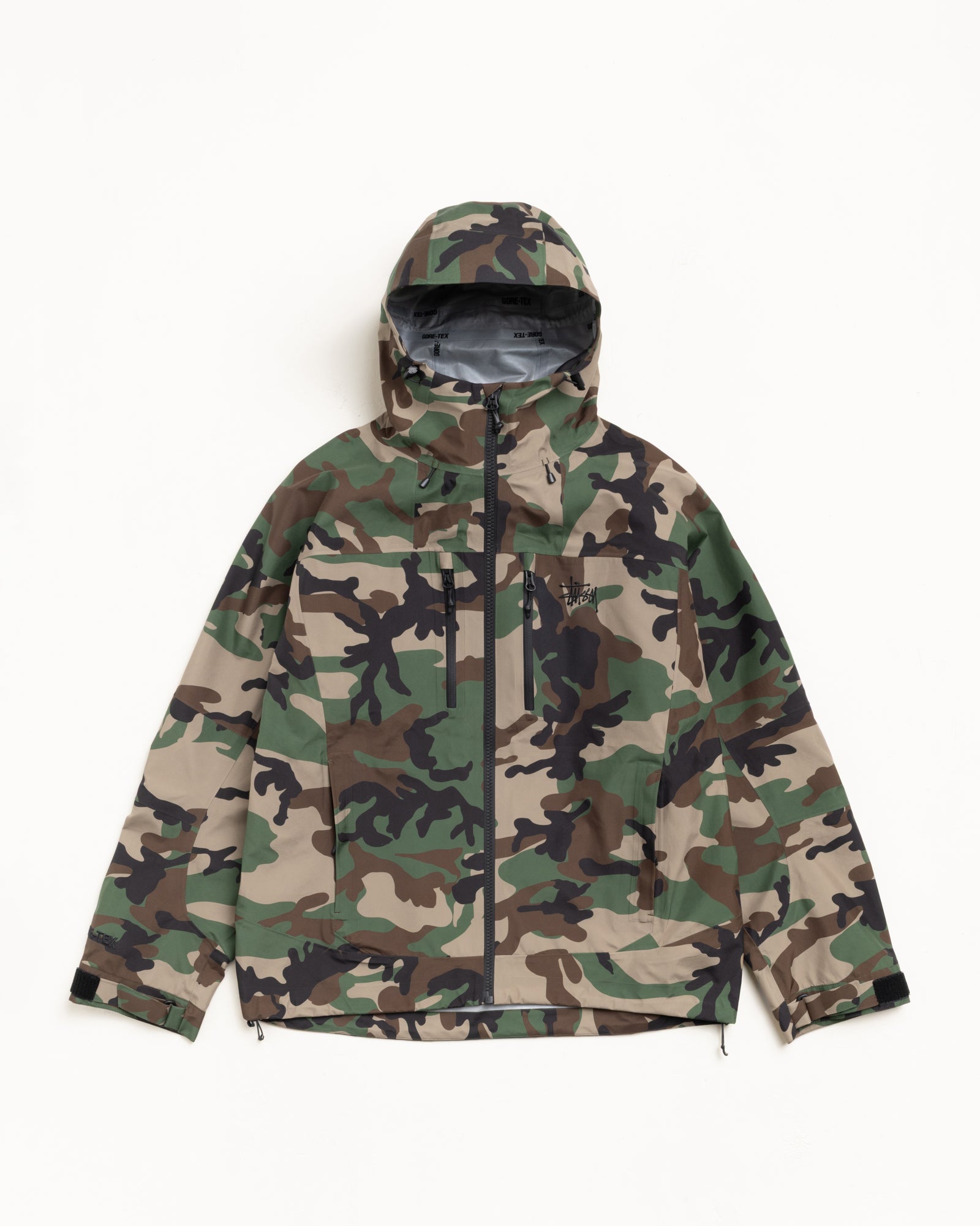 Gore-Tex® Guide Shell – Woodland Camo | Outerwear | Stüssy Japan