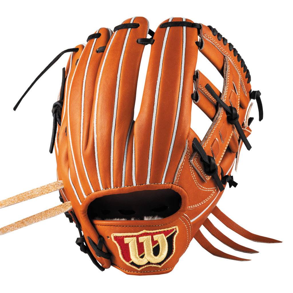 硬式用 Wilson Staff DUAL 内野手用 D5型 - Tオレンジ by Wilson Japan
