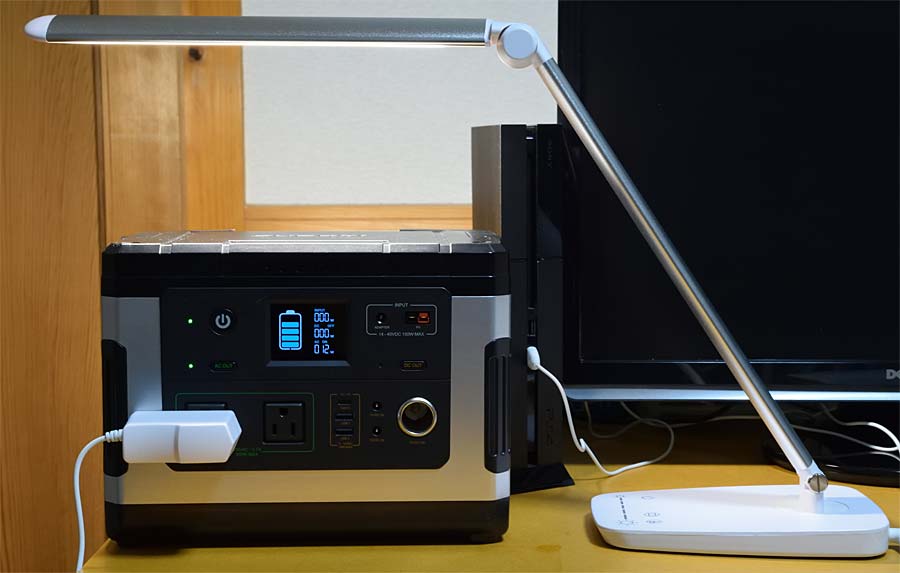 suaoki G500 レビュー】ソーラー充電の性能が高く50Hzと60Hzが切り替え