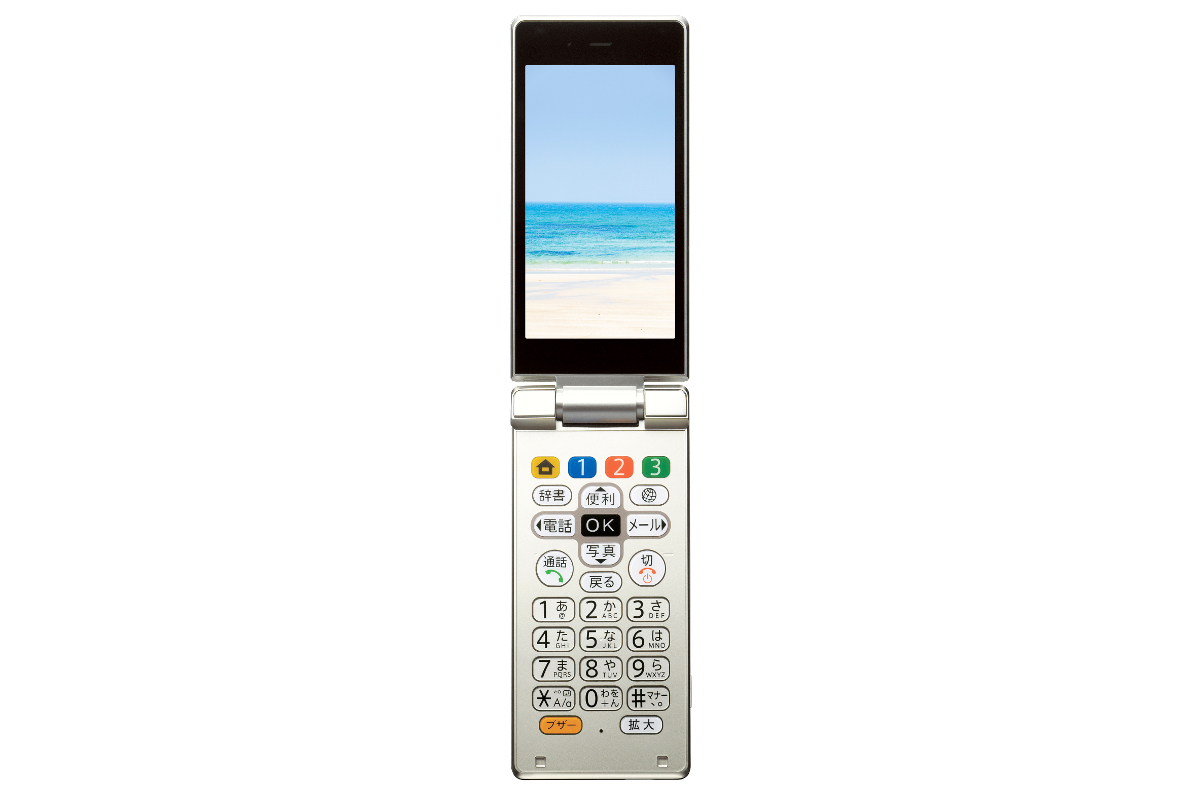 VoLTEやLINEに対応、折りたたみ型の「かんたん携帯9」 - ケータイ Watch
