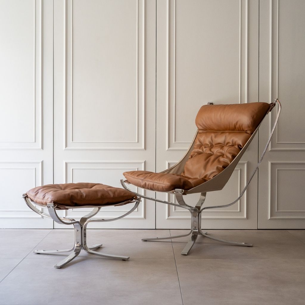 Falcon Chair Oil-Leather Set / ファルコンチェア オイルレザー