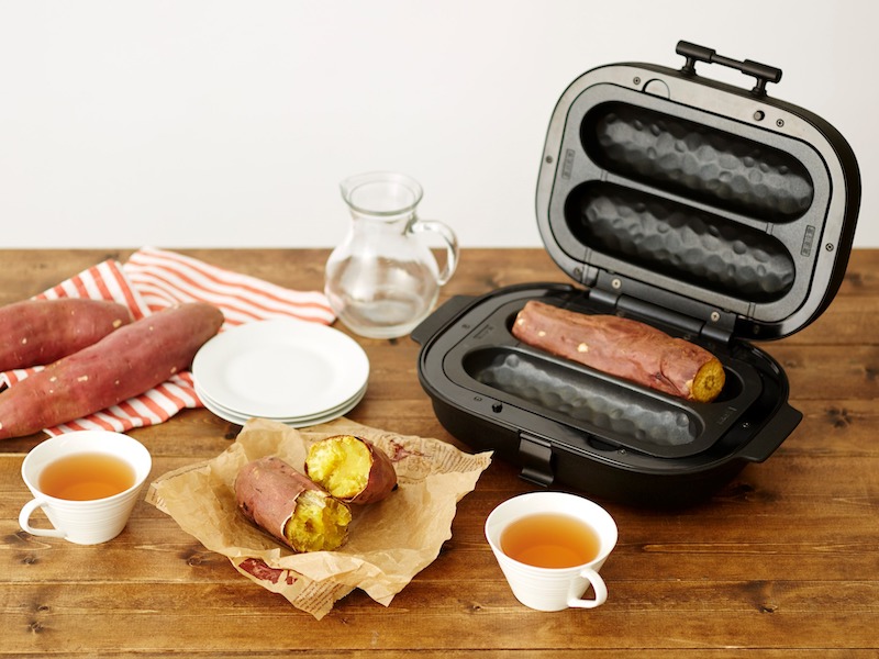 ドウシシャ、スイッチひとつで焼き芋が美味しく作れる焼き芋メーカー