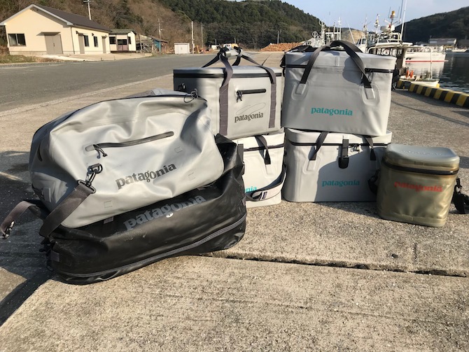 フィッシングバッグ】完全防水機能に絶賛‼️やっぱりパタゴニアが凄い